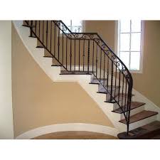 The building code dictates that the handrail height should be between 34 and 38 inches. Bar Only Primer Metal Stair Railing Size 1 Meter Height Rs 175 Square Feet Id 15367112073