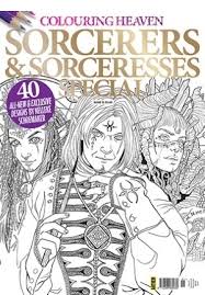 Colouring heaven magazine | coloring queen. Colouring Heaven Sorcerers And Sorceresses Special Review Coloring Queen