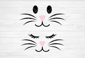 Easter bunny rabbit face svg cuttable design. Instant Svg Dxf Png Male And Female Bunny Face Easter Bunny Etsy In 2020 Cute Easter Bunny Easter Bunny Pictures Bunny Face