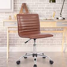 Amazon Com Home Office Chair Computer Chair Adjustable Height Ribbed Low Back Armless Swivel Conference Roo Home Office Chairs Office Chair Best Office Chair