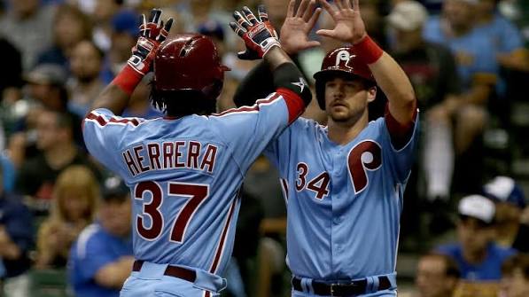 Nine photos of the Phillies in powder blue to celebrate this year's  Throwback Thursdays | MLB.com