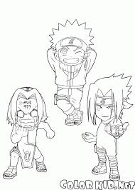 Disegni Da Colorare Naruto Sakura E Sasuke