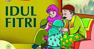 Wallpaper Gambar Ucapan Selamat Lebaran Hari Raya Idul Fitri Bbm Android Laptop Komputer Gambar Kartun Lebaran