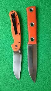 Orange Knives Knife Pocket Knife