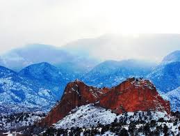 Colorado springs tourism colorado springs accommodation colorado springs bed and breakfast colorado springs holiday rentals colorado springs holiday packages colorado springs flights. Colorado Springs Co Snow Falling On Garden Of The Gods Colorado Winter Colorado Photography Beautiful Places