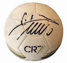During his career he also received three player of. Cristiano Ronaldo Signed Football White Museum Cr7 Autograph