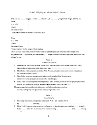 Melihat dari manfaat dan isi surat perjanjian kerja sama usaha di atas, kita tentu sudah dapat menggambarkan poin apa saja yang harus dimasukkan dalam surat perjanjian kerjsa sama usaha. Doc Surat Perjanjian Kerjasama Usaha Ifado Alif Academia Edu