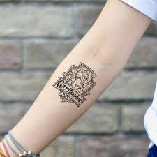 Gryffindor Harry Potter Temporary Tattoo Sticker Set Of 2 Slytherin Tattoo Tattoos Harry Potter Tattoos