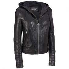 Milwaukee Leather 7th Avenue Hooded Leather Jacket W Stitching Detail Leather Jacket With Hood Plus Size Leather Jacket Leather Jacket Black