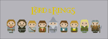 The patterns are produced by imaginating, artists alley, dj's dreams and others priced from $5.00 to $17.95. The Lord Of The Rings The Fellowship Of The Ring Digital Cross Stitch Pattern