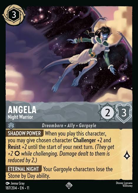 Angela - Night Warrior 187/204 » Disney Lorcana Card Details + Review » Lorcana Player