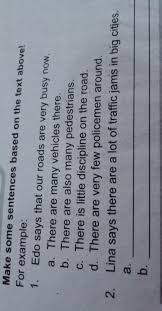 Help the community by sharing what you know. Make Some Sentences Based On The Text Abovebantu Kak Brainly Co Id