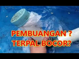 Cara Buat Saluran Pembuangan Kolam Lele Dan Menambal Terpal Bocor Youtube