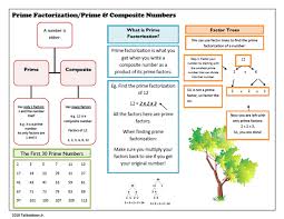 Prime Factorization Composite Prime Numbers Talibiddeen