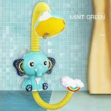 Elephant Baby Shower Toys Water Sprayer Tool Mint Green Childangle Elephant Bath Bath Toys Bathtub Toys