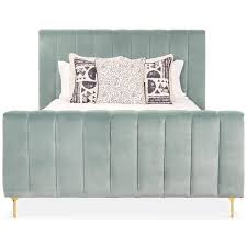 Naturally headboards are available in all bed sizes. Shoreclub Bed With Footboard In Como Stone In 2021 Upholstered Platform Bed Modern Beds And Headboards Bed Frame Design