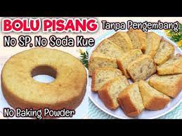 Itu berarti, baking powder adalah soda kue yang telah dicampurkan dengan bahan tambahan. Bolu Pisang Tanpa Pengembang Bolu Tanpa Sp Tanpa Baking Powder Tanpa Soda Kue Youtube