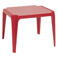 Aileron et plaque arrondies entraxe 195 mm. Table De Jardin Enfant Viva Rouge Table De Jardin Mobilier De Jardin Jardin Et Plein Air Gifi