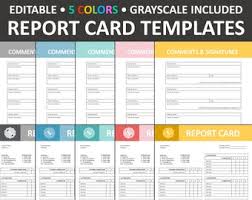 7 steps in the report card process. Report Card Etsy