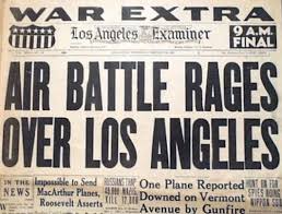 Overshadowed by the attack on pearl harbor not even 4 months prior and marred by conspiracy theories, this battle has become nothing more than a quirky footnote. The Battle Of Los Angeles 1942 Garfield High School Goes To War Garfield Senior High School