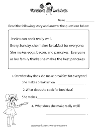 Printable is actually a willing to use product. Free Printable Reading Comprehension Test Worksheet