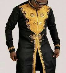 Black And Gold Clothes Men Black And Gold Men S African Clothing Ankara Dashiki Men S Wear Fashion Wedding Formal Shirt Pant Suit Graduation Anniversary Birthday In 2020 African Fashion African Clothing Long Shirt Men