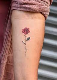 Small Rose Tattoos 30 Beautiful Tiny Rose Tattoo Ideas Small Rose Tattoo Tattoos For Daughters Tattoos With Names