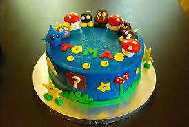 But i hope to create a vanilla version soon! Super Mario Cake And Cupcakeschocolate Cake With Buttercream And Fondant Cakecentral Com