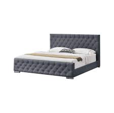 Cambridge king storage sleigh bed by aspenhome at belfort furniture. Athens Linen Dark Grey Fabric Ottoman Storage Bed Chesterfield Design With Fabric Buttons Double King Size Double 4ft 6 Buy Online In Bahamas At Bahamas Desertcart Com Productid 138132293