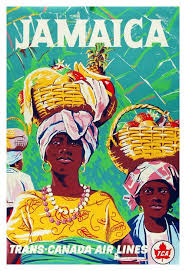 Jamaica Vintage Travel Poster Poster Paper Canvas Sticker Etsy In 2020 Vintage Travel Posters Travel Posters Retro Travel Poster