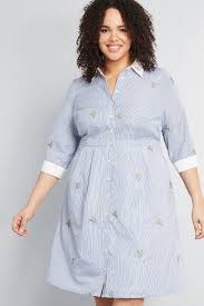 Plus Size Shirt Dresses For Women Find The Perfect Plus Size Shirtdress Plus Size Shirt Dress Shirt Dress Striped Shirt Dress
