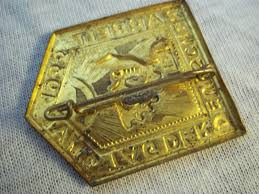 Glass badge tag der wehrmacht sudetenland €30.00. German Tinnie Rally Badge Duitse Tinnie Nsbo Tag Der Deutschen Arbeit 1 Mai 1933 Tinnies And Pins Militariadefoerier