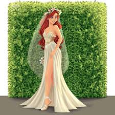 A Long Time Ago There Was A Beautiful Princess She Lived Who S Your Favorite Beautiful Brides By Archibald Art Follow Artistworld Disney Princess Wedding Disney Princess Wedding Dresses Disney Princess Modern