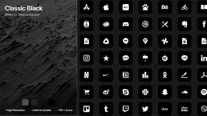 Ios 14 black and white app icons. Ios App Icon