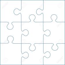 Schwarzes puzzle, puzzles, puzzleteil, schwarz, schwarz und weiß, karikatur png. Puzzle Vorlage 9 Stucke Vektor Lizenzfreie Fotos Bilder Und Stock Fotografie Image 95186310
