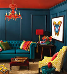 Deep Colors Love Colorful Living Room Design Colourful Living Room Room Colors