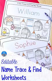 name tracing worksheets that build early literacy