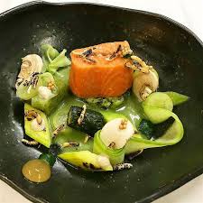 Maybe you would like to learn more about one of these? Fjord Trout From Norway Sous Vide Cucumber Zucchini Ajo Blanco Puffed Wild Rice Mustard Seed Button Mushroom Verjus Bild Av Hendricweisswange Cookniche