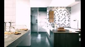 Grau Weisse Badezimmer Fliesen Design Ideen Wand Muster Holz Unterschrank Youtube