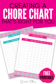 Create a chore chart that works chore chart kids chore. Creating A Chore Chart That Is Right For You Sarah Titus From Homeless To 8 Figures