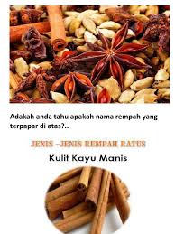 Daftar nama bayi perempuan islami cantik dan unik ini bisa jadi referensi para bunda. Jenis Jenis Rempah
