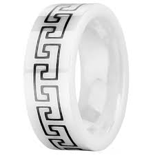 Maybe you would like to learn more about one of these? Bague Ceramique Blanche Cle Grecque Grave Laser Homme Femme Bijouxstore Webid 1441