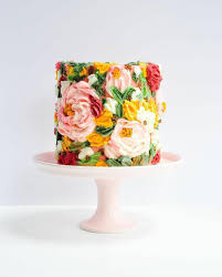 Your strawberry cake flower stock images are ready. Strawberry Cake With Buttercream Flowers Fondanthate