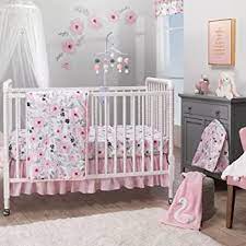 Amazon Com Bedtime Originals Blossom Pink Watercolor Floral 3 Piece Baby Crib Bedding Set Baby