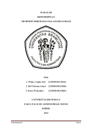 We did not find results for: Doc Makalah Kepemimpinan Memimpin Perubahan Dalam Organisasi Intan Wulandari Academia Edu