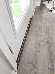 Can a wood threshold be replaced with laminate? How To Create A Cheap Exterior Door Threshold For Vinyl Flooring