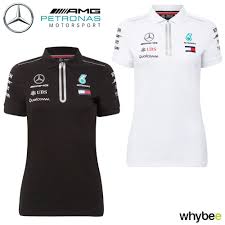 2018 Mercedes Amg F1 Lewis Hamilton Ladies Polo Shirt Womens By Tommy Hilfiger Womens Shirts Polo Shirt Women Shirts