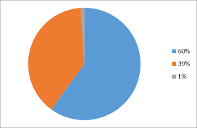 pie chart showing the expenditure formula for universities