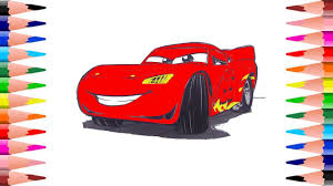 Free disney pixar cars coloring pages download free clip. Coloring Lightning Mcqueen Disney Cars Coloring Pages For Kids Painting Disney Pixar Cars Mcqueen Youtube