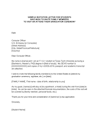 Army veteran who operated a series of. Sample Invitation Letter For Students Who Wish To Invite Family Members
